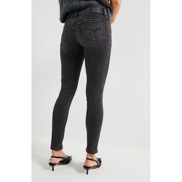 levis black 710 super skinny Mid Rise Jeans Denim 29 - Picture 1 of 6